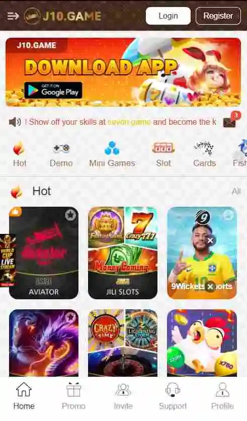 J10 Game interface