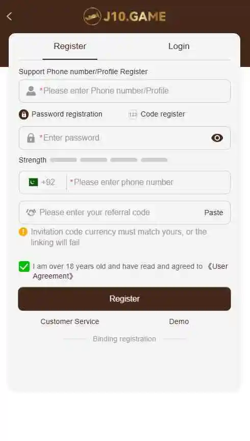 J10 register 
