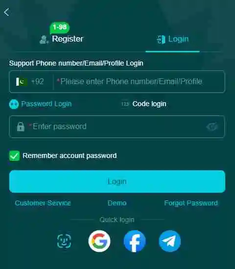 Login HH98