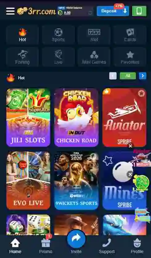 3RR Game Interface