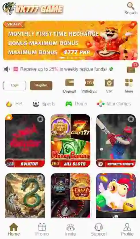 777VK Game Interface