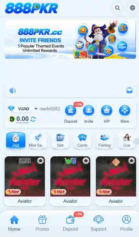 888PKR Game Interface