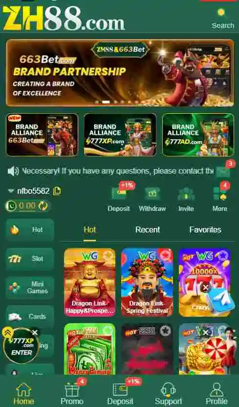 88ZH88 Game Interface