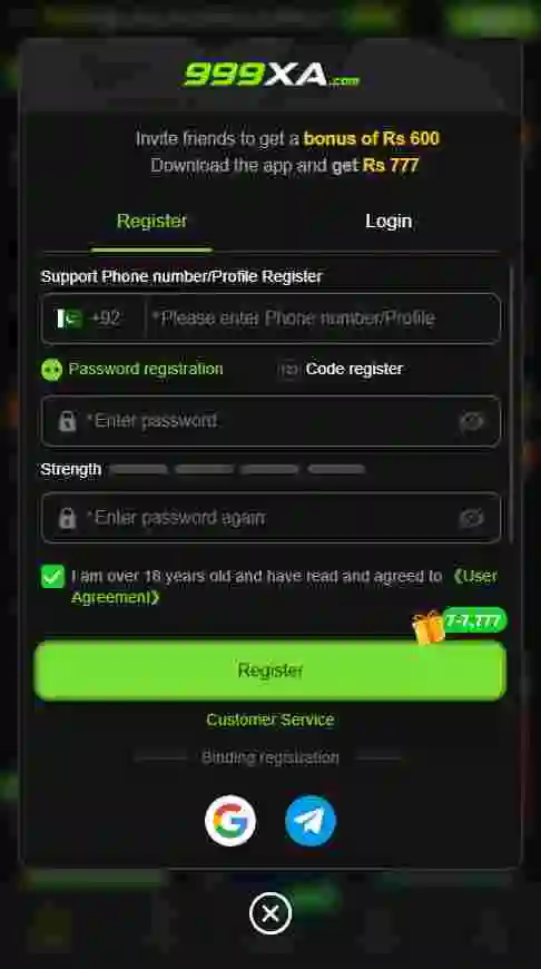 999XA Game Register