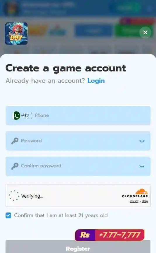 D97 Game Register