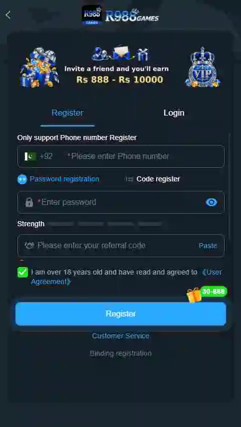 R988 Game Register