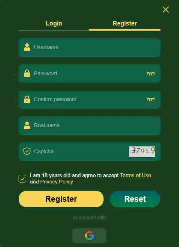 BB6Bet Game Register
