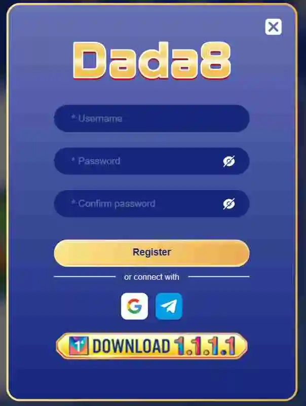 Dada8 Game Register