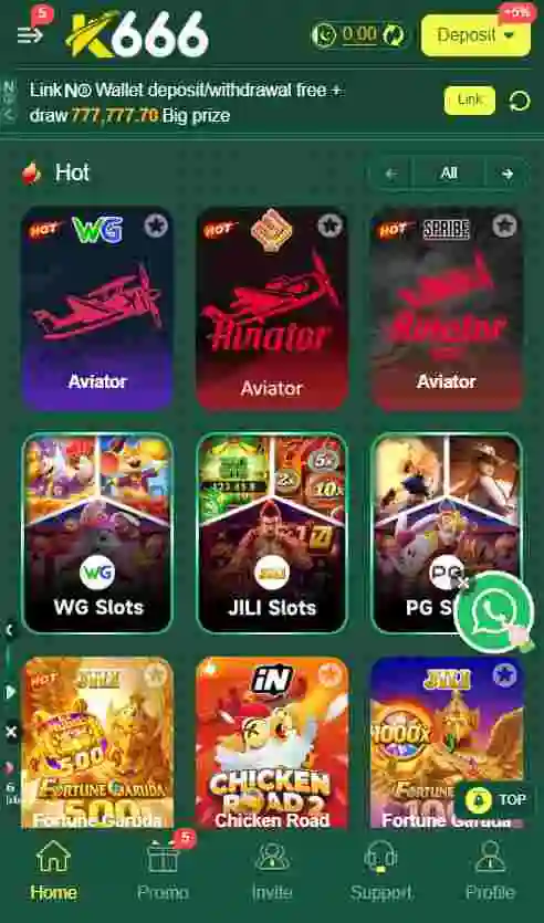 K666 Game Interface