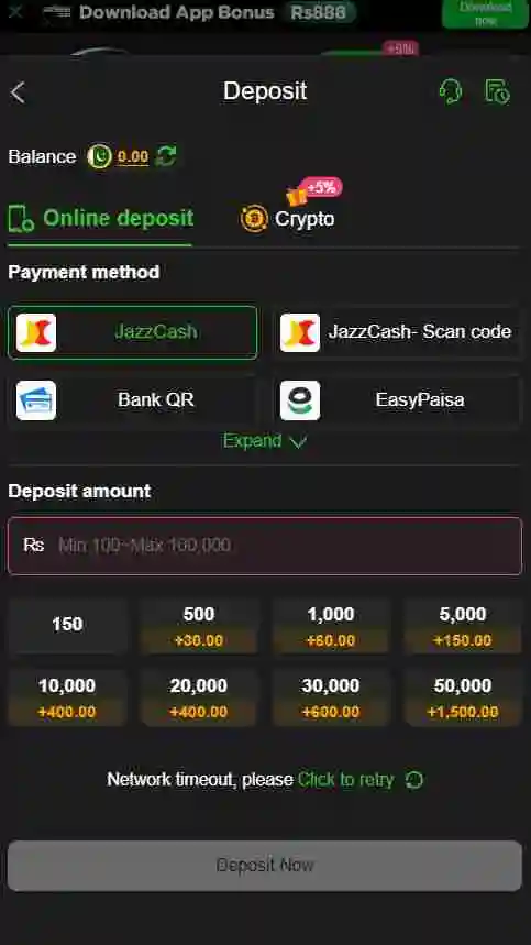 PK8888 Game Deposit
